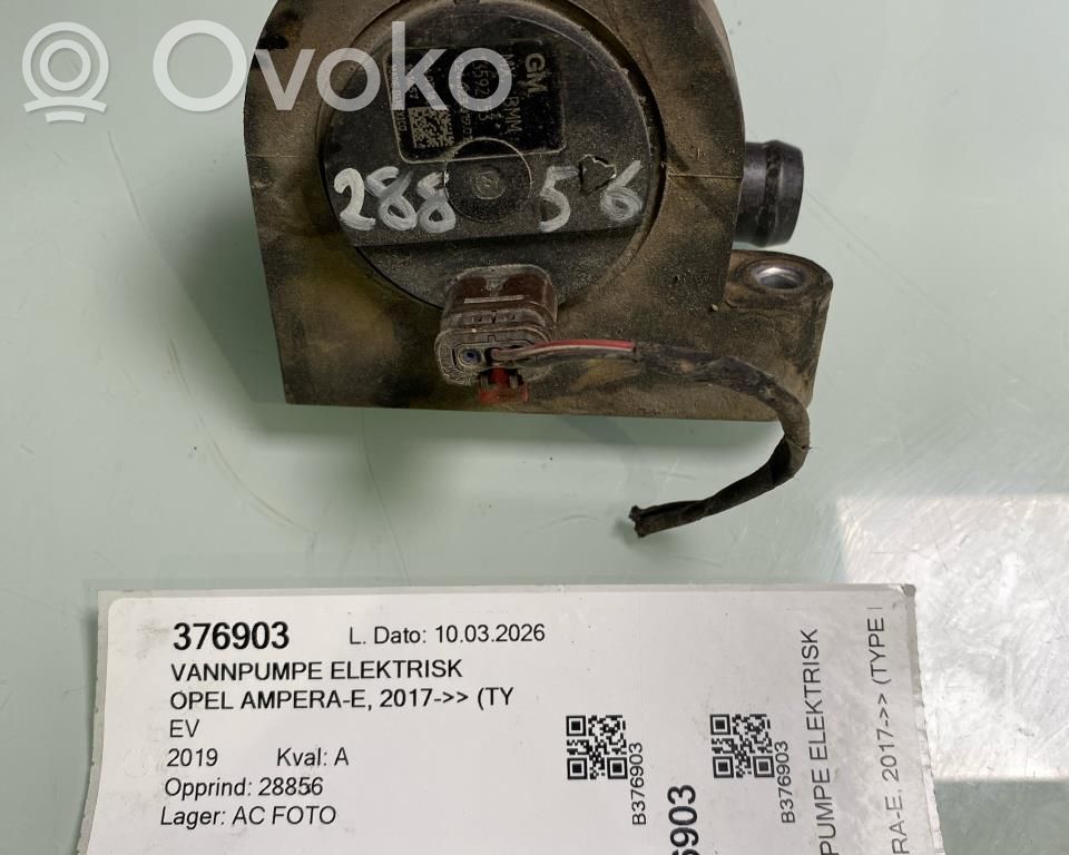 Opel Ampera- E Vesipumppu 
