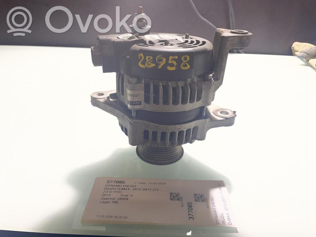 Isuzu D-Max Ģenerators 
