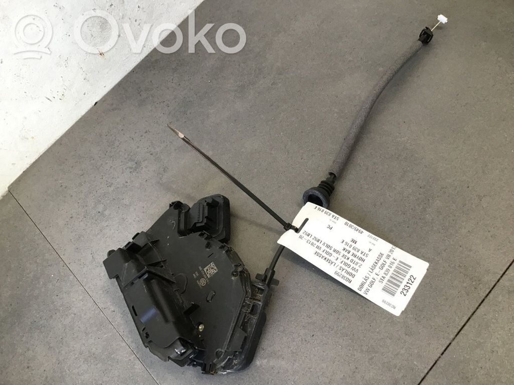 Volkswagen Golf VII Etuoven lukko 