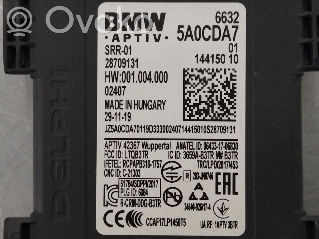 BMW 5 G30 G31 G38 Senzor radar distronic 