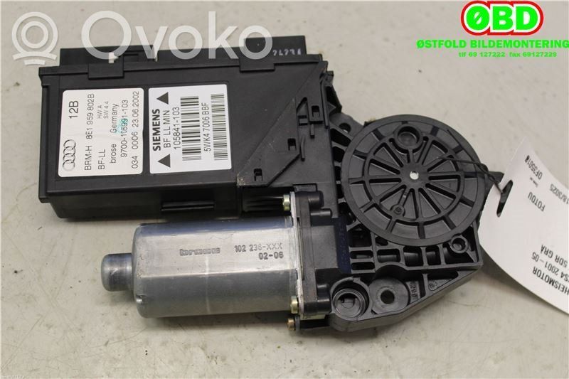 Audi A4 S4 B6 8E 8H Regulador de ventanilla eléctrico de puerta delantera 