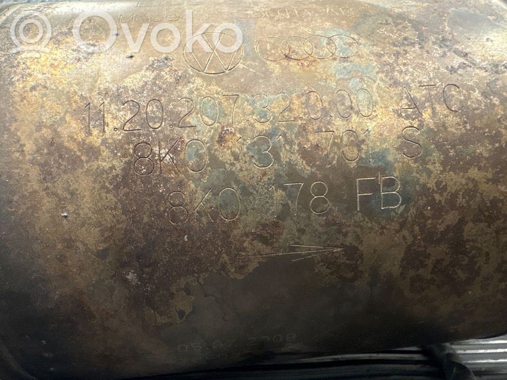 Audi A5 8T 8F Filtr cząstek stałych Katalizator / FAP / DPF 