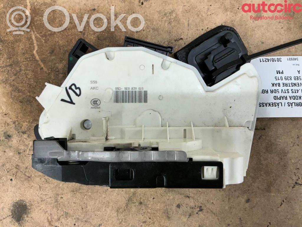Skoda Rapid (NH) Etuoven lukko 