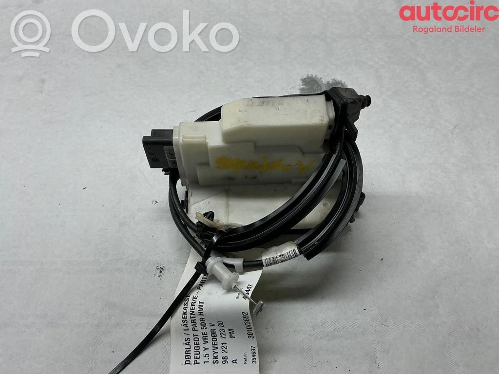 Peugeot Partner III Front door lock 