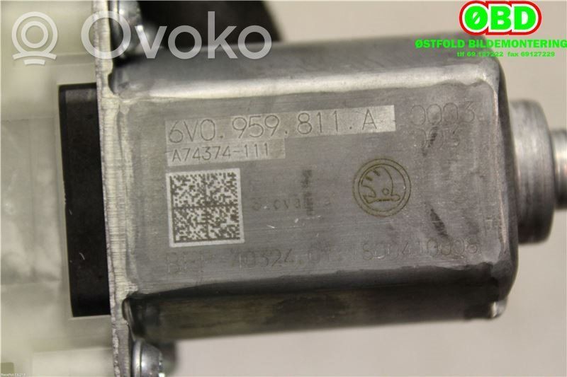Skoda Fabia Mk3 (NJ) Regulador de ventanilla eléctrico de puerta delantera