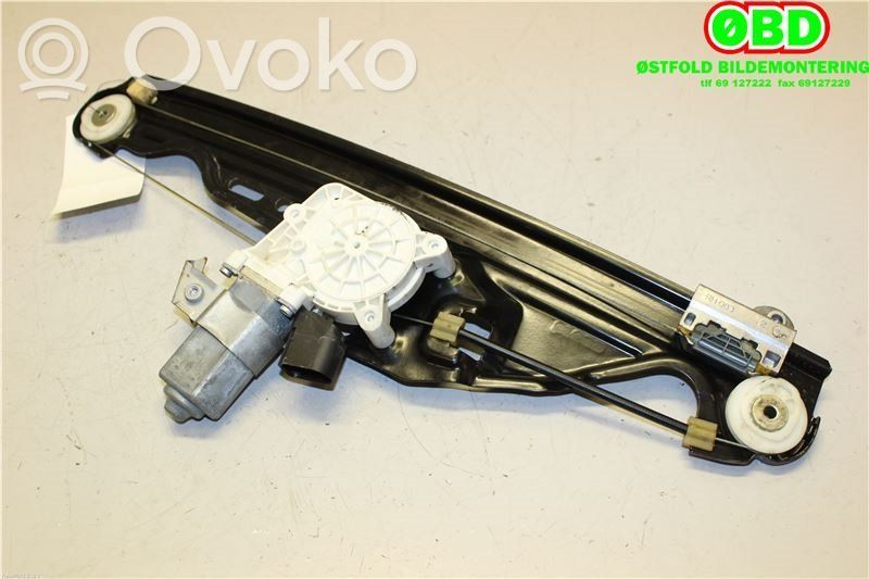 BMW 5 E60 E61 Regulador de ventanilla eléctrico de puerta delantera 