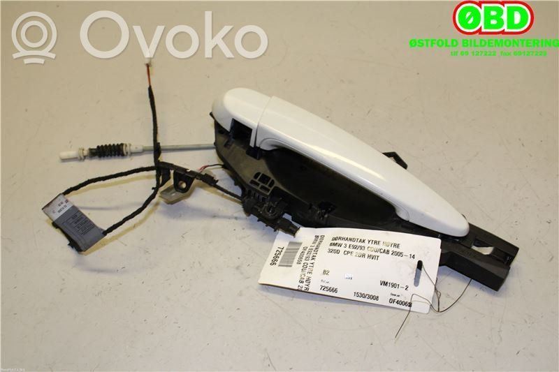 BMW 3 E90 E91 Manecilla externa puerta delantera 