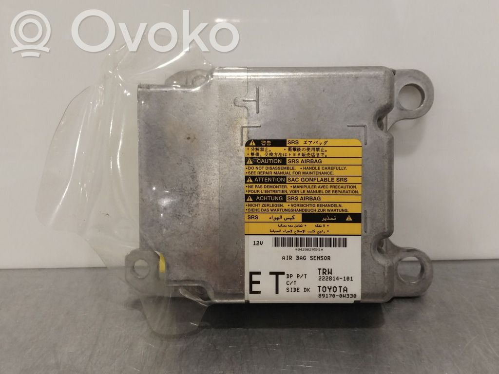 Toyota Auris 150 Sterownik / Moduł Airbag 