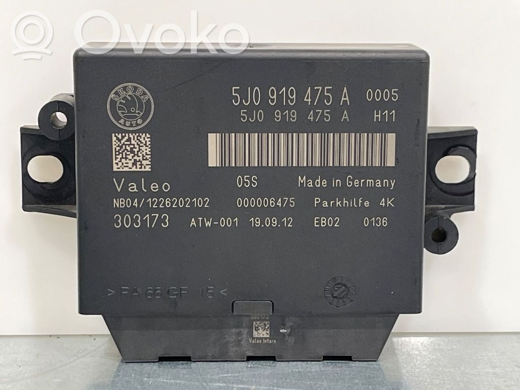 Skoda Superb B6 (3T) Unitate/modul de comandă parcare PDC 