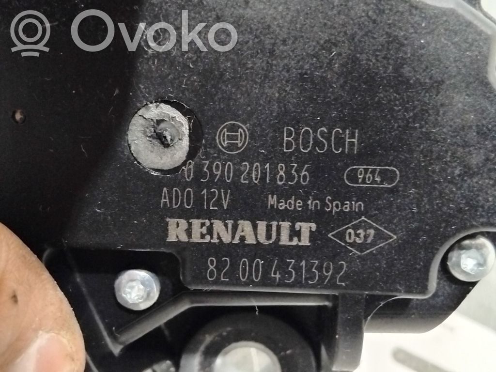 Renault Kangoo II Motorino del tergicristallo del lunotto posteriore 