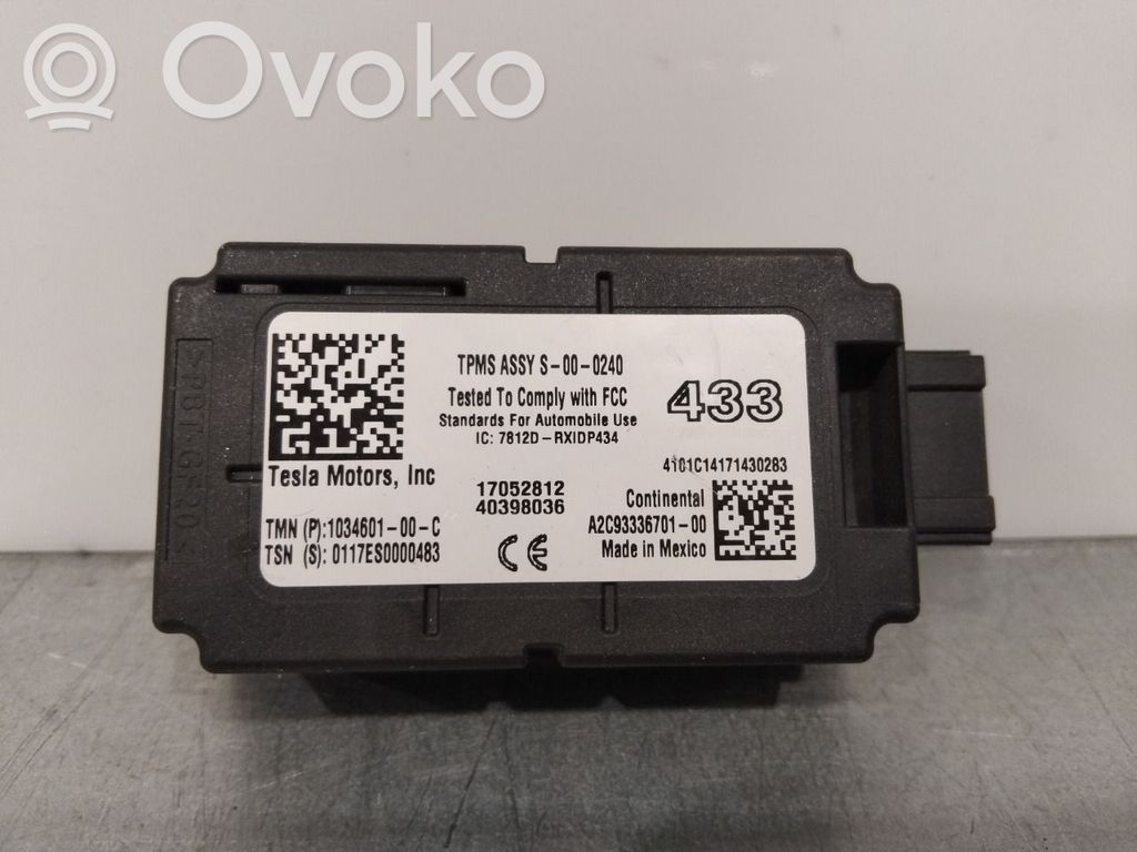 Sensor de presión del neumático   103460100C,103460100C,103460100C,103460100C,17052812