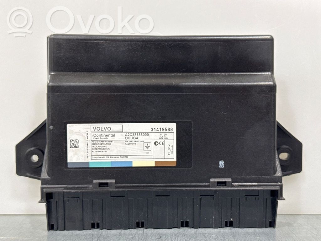 Volvo V60 Unitate/modul de control fără cheie (KESSY) 