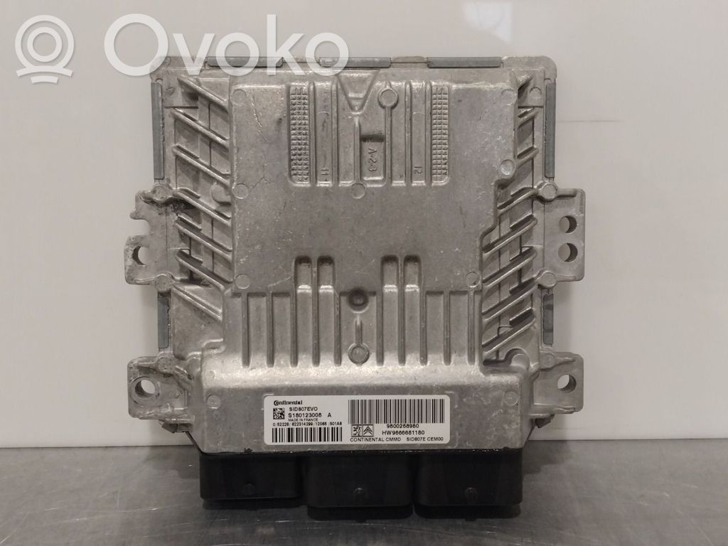 Peugeot 3008 I Unité de commande, module ECU de moteur 