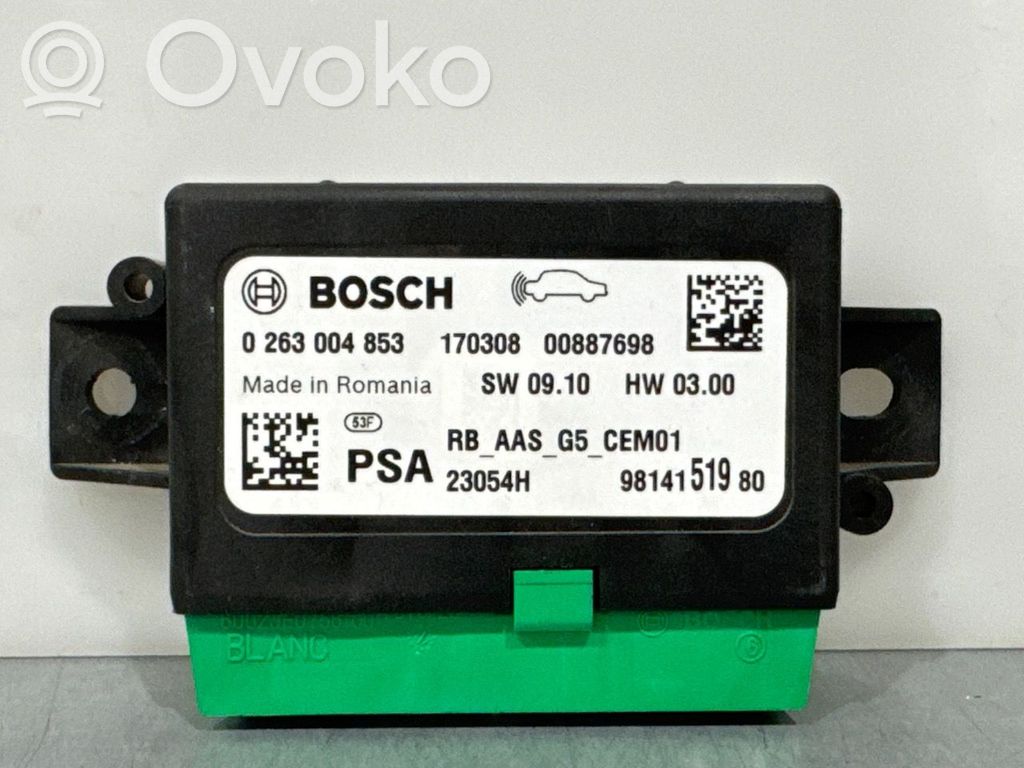 Peugeot 2008 I Unitate/modul de comandă parcare PDC 