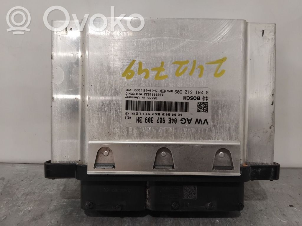 Engine control unit/module ECU   04E906027HB,04E907309BH,04E907309BH,0261S12609,04E906027HB,04E907309BH