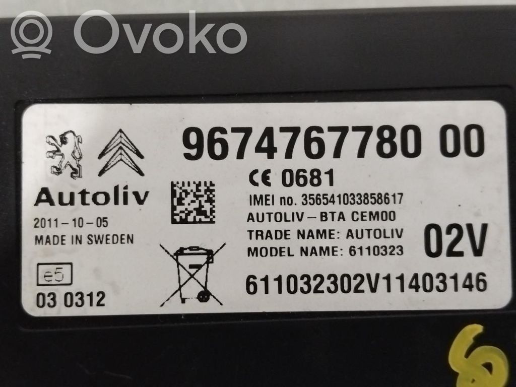 Bluetooth modulis   9579YR,9674767780,9674767780,6579YR,9579YR,9674767780