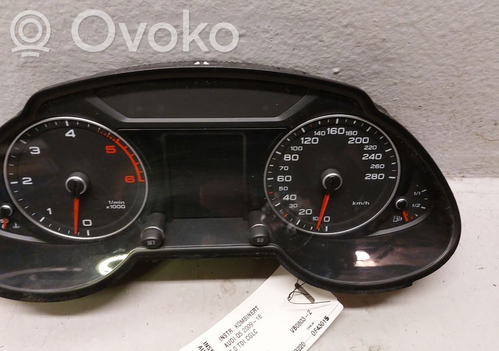 Audi Q5 SQ5 8R Vitezometru (grup de instrumente) 