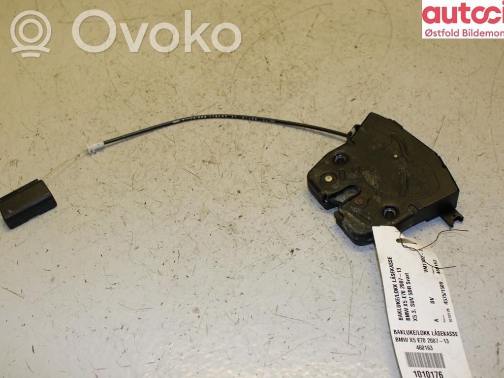 BMW X5 E70 Tailgate lock latch 