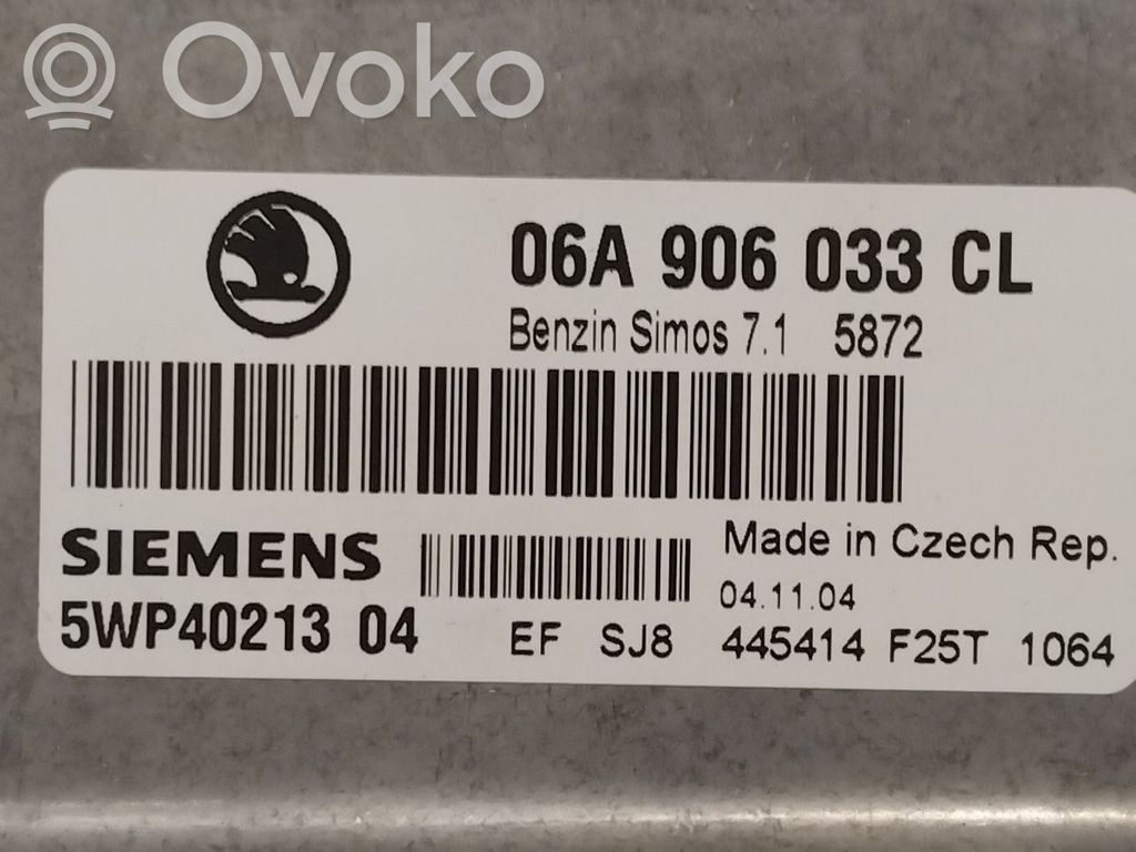 Skoda Octavia Mk2 (1Z) Engine control unit/module ECU 