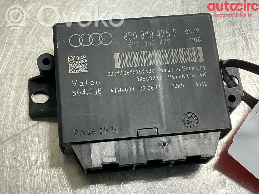 Audi A3 S3 8P Unidad de control/módulo PDC de aparcamiento 