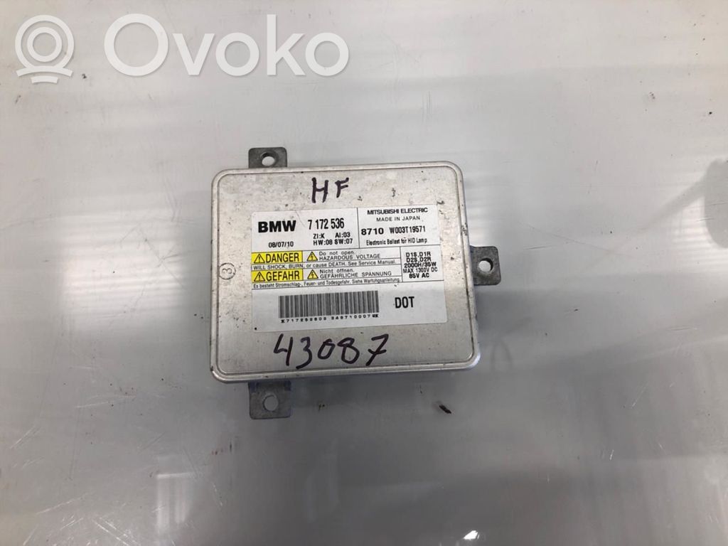 Xenon control unit/module   63117318327,7172536,63117318327,7172536