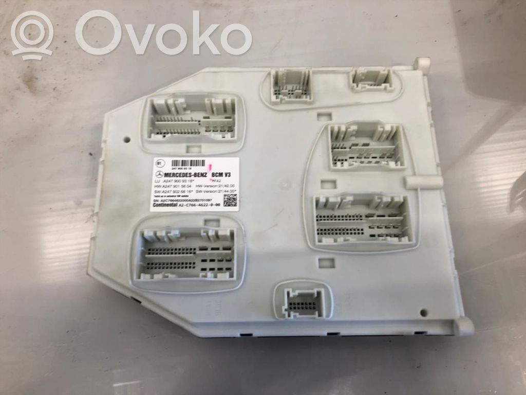 Mercedes-Benz EQB Module de contrôle carrosserie centrale 