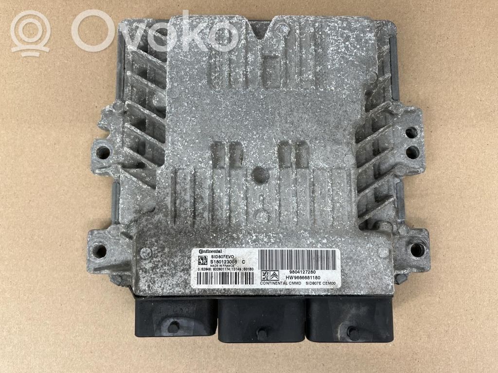 Engine control unit/module ECU   1610104480,9804127280,HW9666681180,1610104480,9804127280,HW9666681180