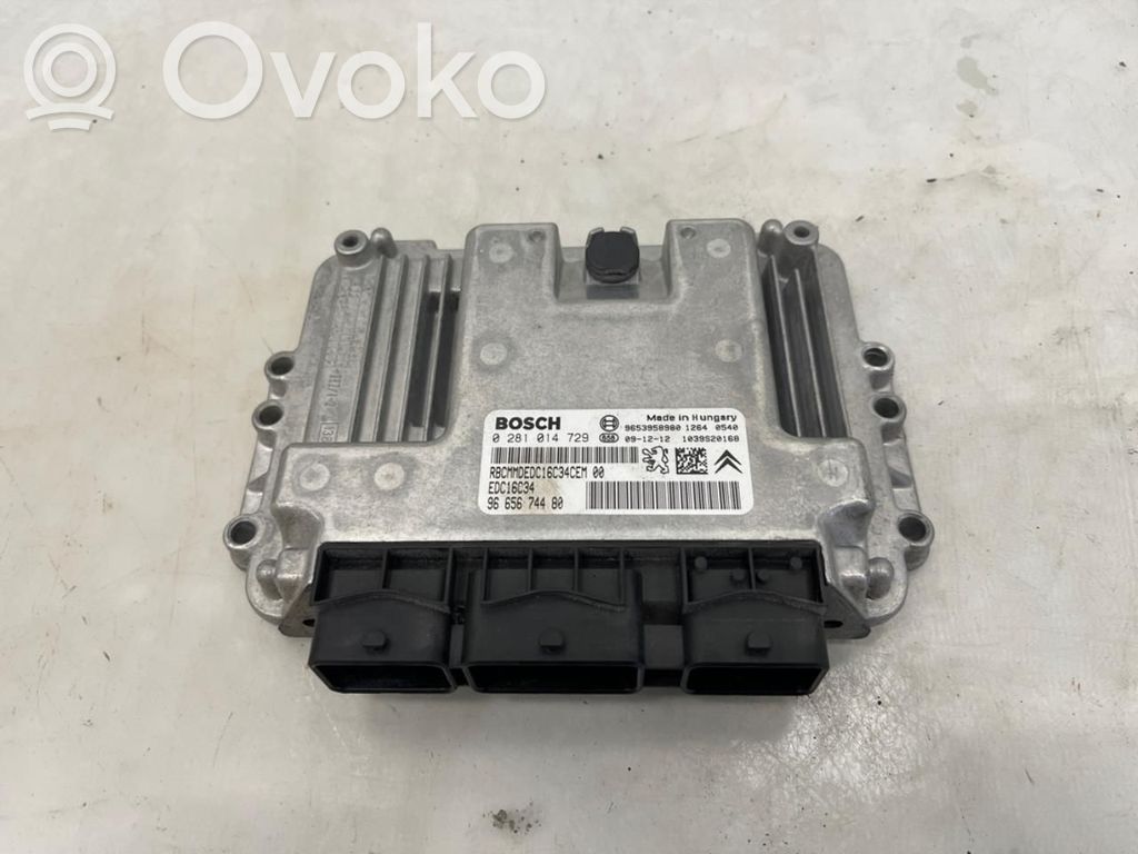 Engine control unit/module ECU   1943AX,1943AW,0281014729,1943AW,1943AX,9665674480