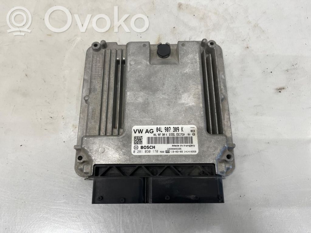 Engine control unit/module ECU   04L906016MQ,04L906016MQ2KC,04L907309K,04L906016MQ,04L906016MQ2KC,04L907309K