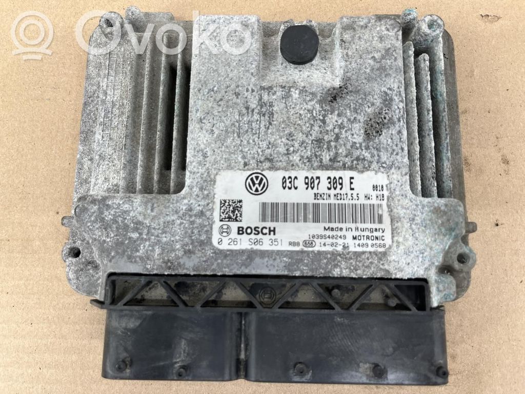 Volkswagen PASSAT B7 Engine control unit/module ECU 