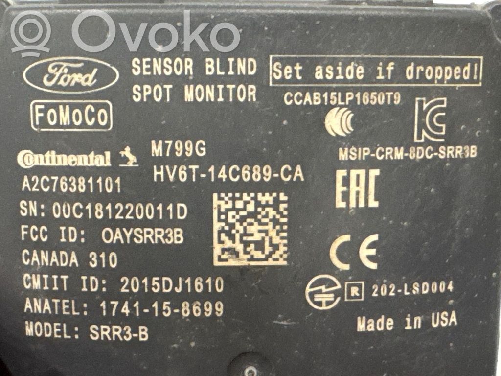 Radar / Czujnik Distronic   2369198,HV6T14C689CA,HV6T14C689CA,2369198,A2C76381101,HV6T14C689CA