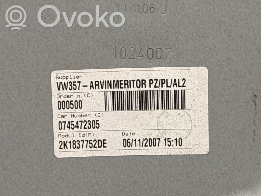 Podnośnik szyby drzwi z silniczkiem   2K1837730L,2L1837752DE,2L1837752DE,2K1837730L,2L1837752DE