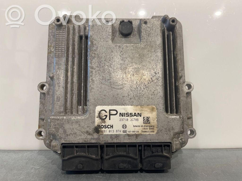 Nissan X-Trail T31 Unité de commande, module ECU de moteur 