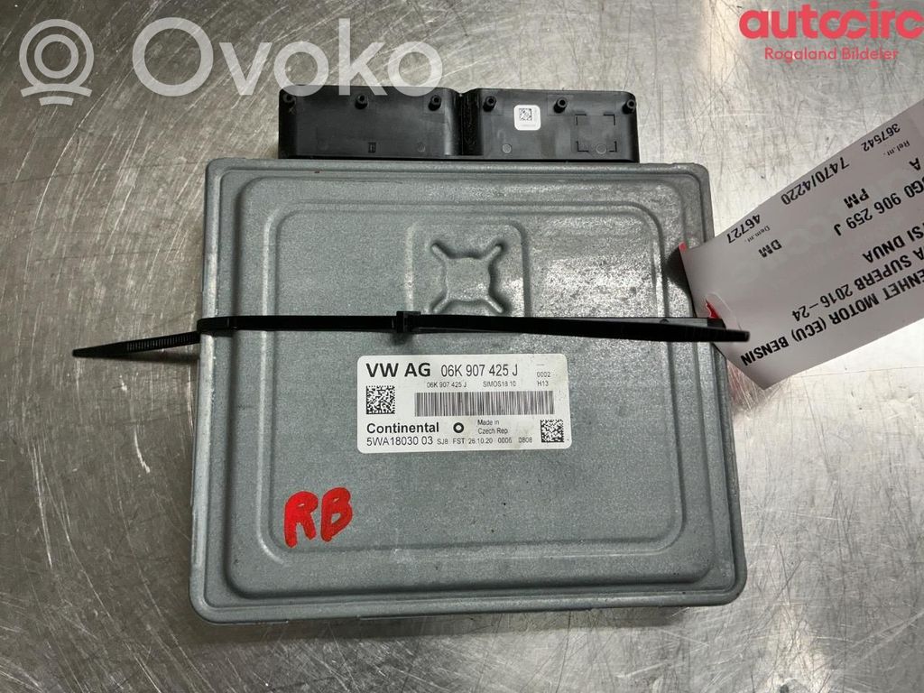 Komputer / Sterownik ECU silnika   3G0906259J,3G0906259J3V0,3G0906259J3V0,3G0906259J,3G0906259J3V0