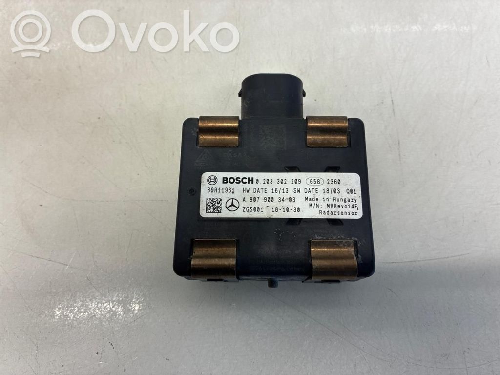 Mercedes-Benz Sprinter W907 W910 Sensor de radar Distronic