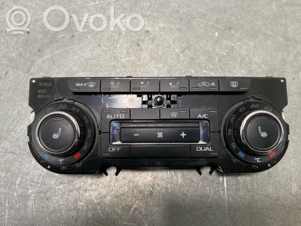 Console centrale, commande chauffage/clim   3T0907044CJ,3T0907044CJ