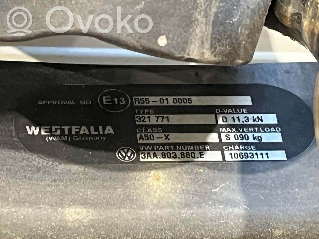 Volkswagen PASSAT B7 Barra di traino
