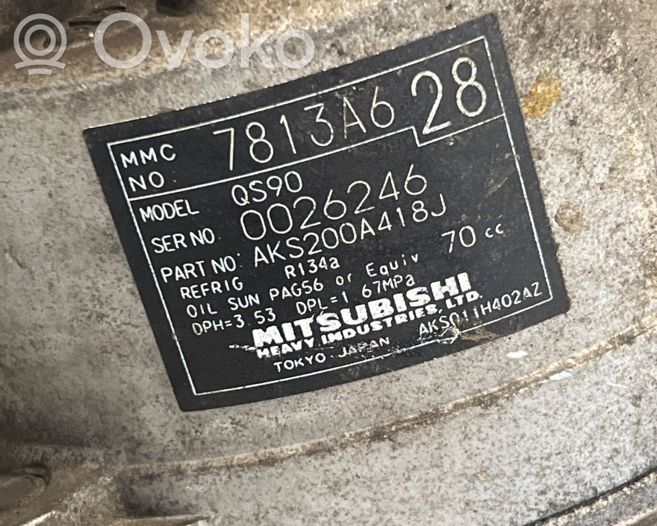 Mitsubishi Outlander Kompresor / Sprężarka klimatyzacji A/C 
