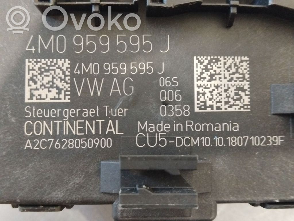 Türsteuergerät   4M0959595M,4M0959595J,4M0959595J,4M0959595J,4M0959595M