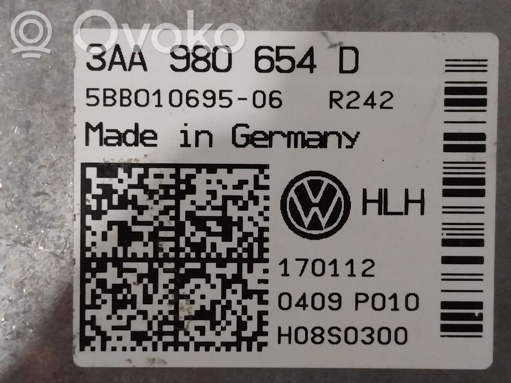 Volkswagen PASSAT B7 Cameră parbriz 