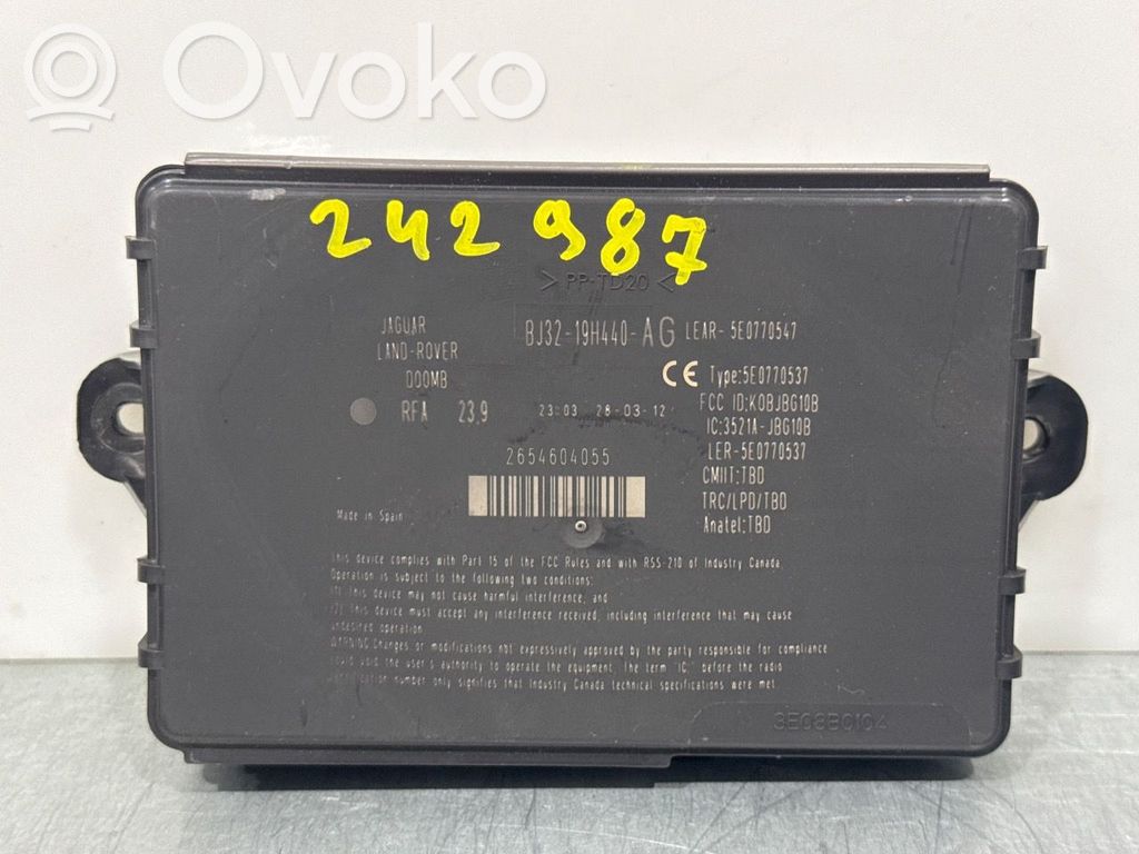 Land Rover Range Rover Evoque L538 Centralina/modulo keyless go 