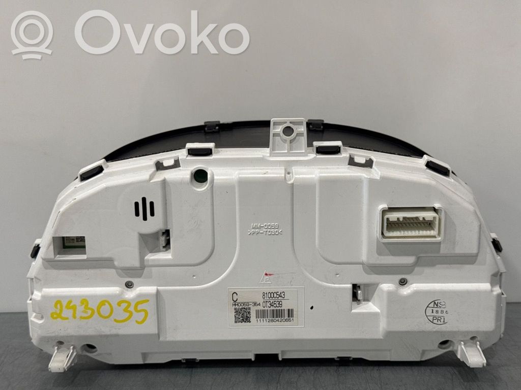 Mitsubishi Outlander Speedometer (instrument cluster) 