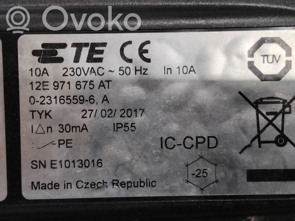 Volkswagen e-Golf Cable de carga del coche eléctrico 