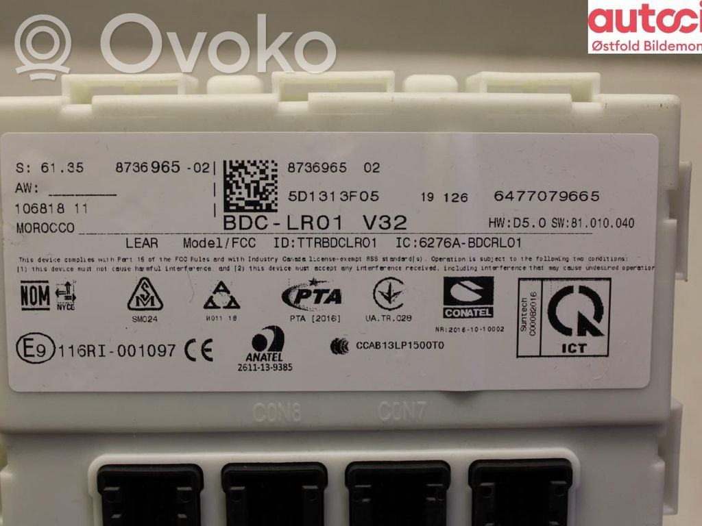 BMW i3 Modulo di controllo del corpo centrale