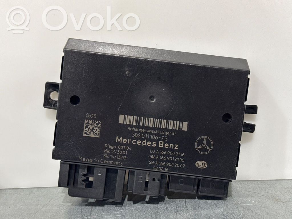 Sterownik / Moduł haka holowniczego   A1669002116,A1669008019,A1669008019,5DS01110622,A1669002116,A1669008019