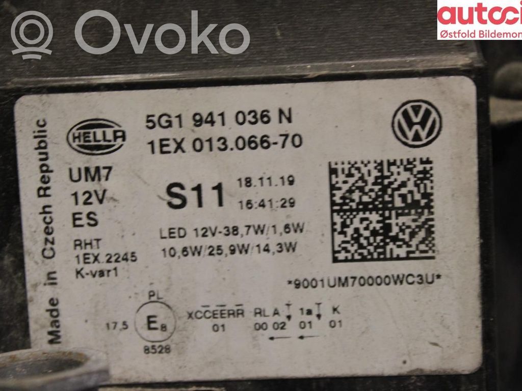 Volkswagen e-Golf Scheinwerfer 