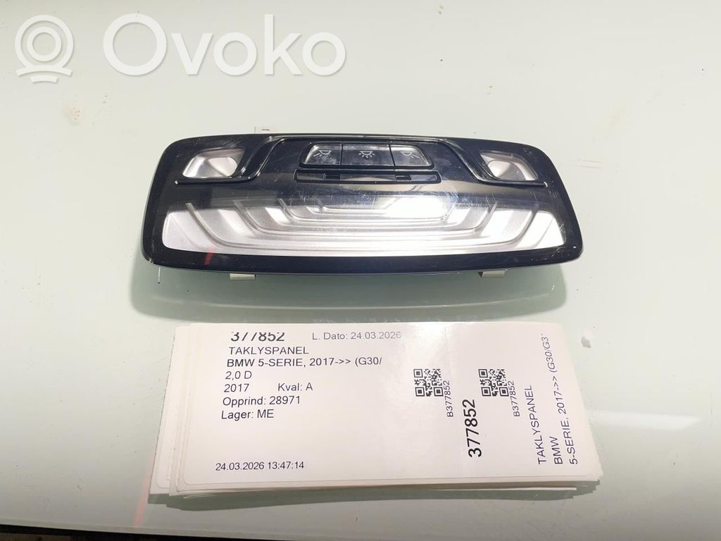 BMW 5 G30 G31 G38 Interruptor de control del panel de luces