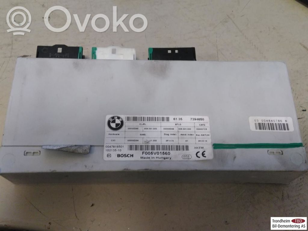 BMW M5 Sterownik / Moduł elektrycznej klapy tylnej / bagażnika 