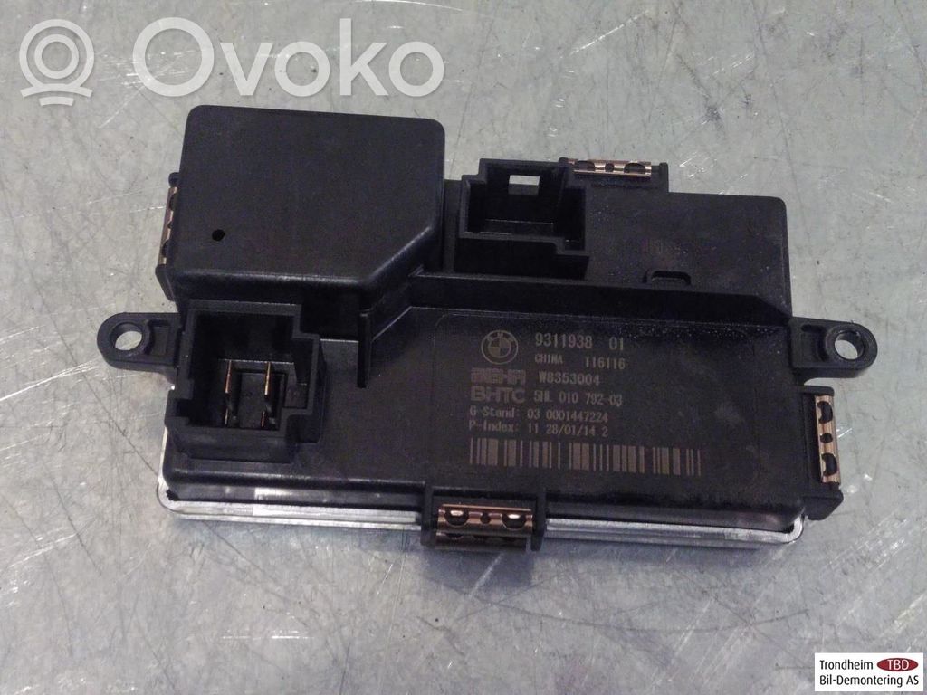 BMW M5 Motor aerotermă/rezistor ventilator 