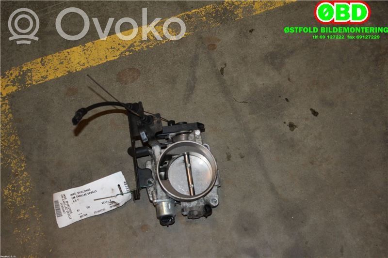 Throttle body valve